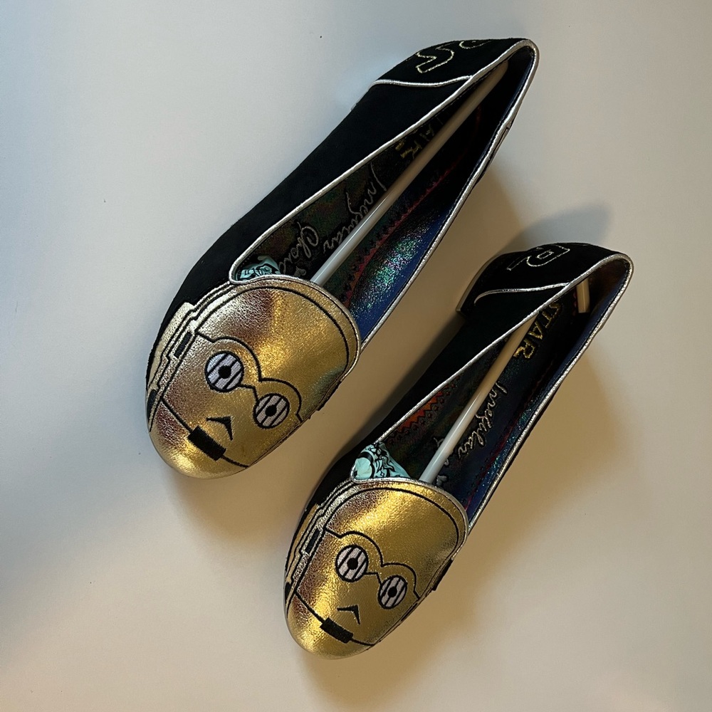 Irregular Choice - Star Wars - C-3PO Flats - Never Worn - sz 8